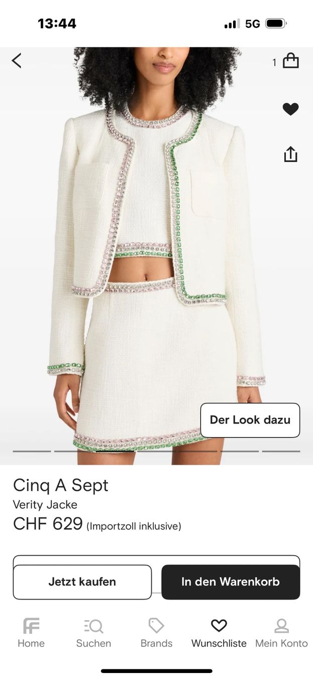 Giacche: Jacke Cinq a Sept – Nuovo e nell'imballaggio originale da Mammern venduto da Rustini 4