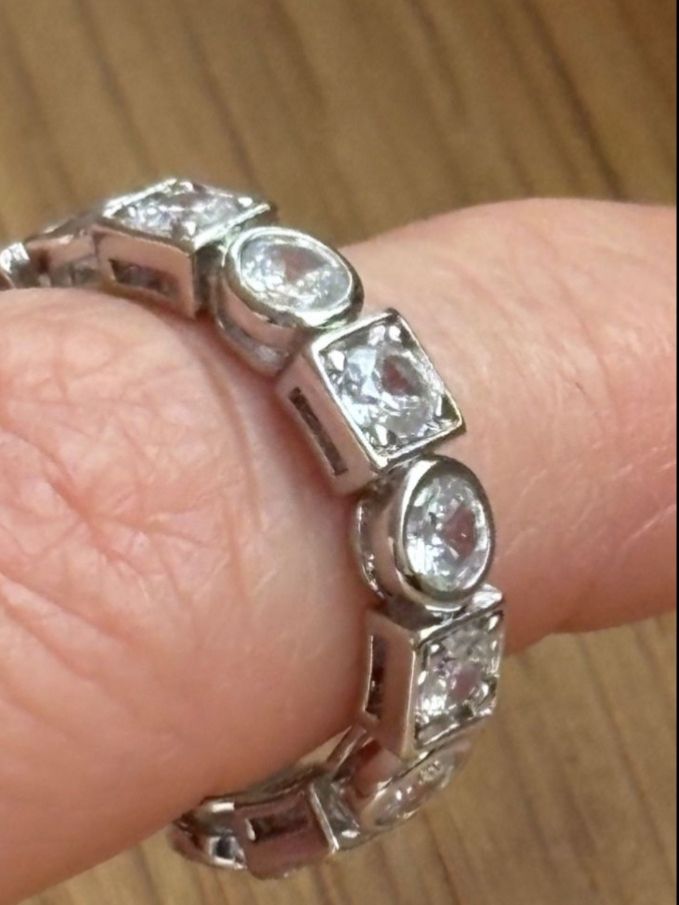 Anelli: Luxus Elegante Gr.18:8 Ring  Memoire Silberfarben – Nuovo (secondo la descrizione) da Biel-Bienne venduto da Roserosse13 2