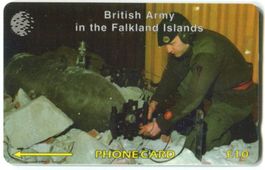 Telefonkarte "Militär". Falklandinseln