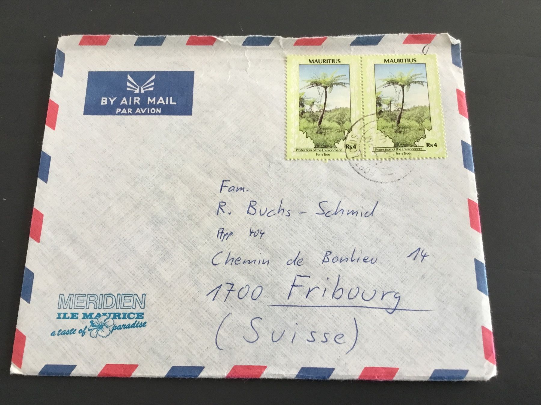 Tutti i francobolli: Brief Mauritius 1989 – Usato da Kerzers venduto da Georges3210