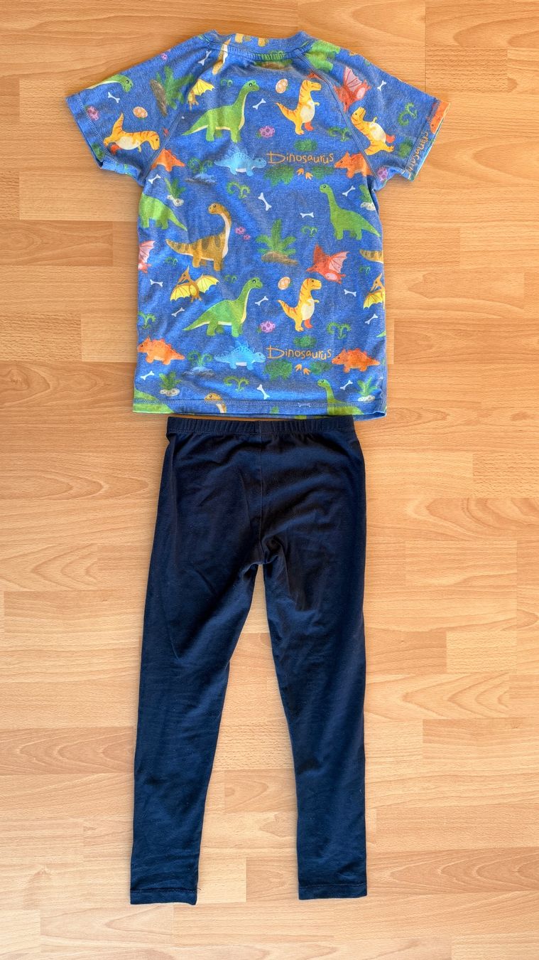 Pigiama & Simili: Pyjama - TEXSTAR Dinos blau Gr. 128 – Usato da Winterthur venduto da Secondhand-Family 3
