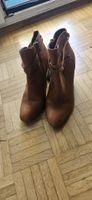 Elegante Stiefeletten in Cognac Braun, Gr. 37 - Herbst Look!