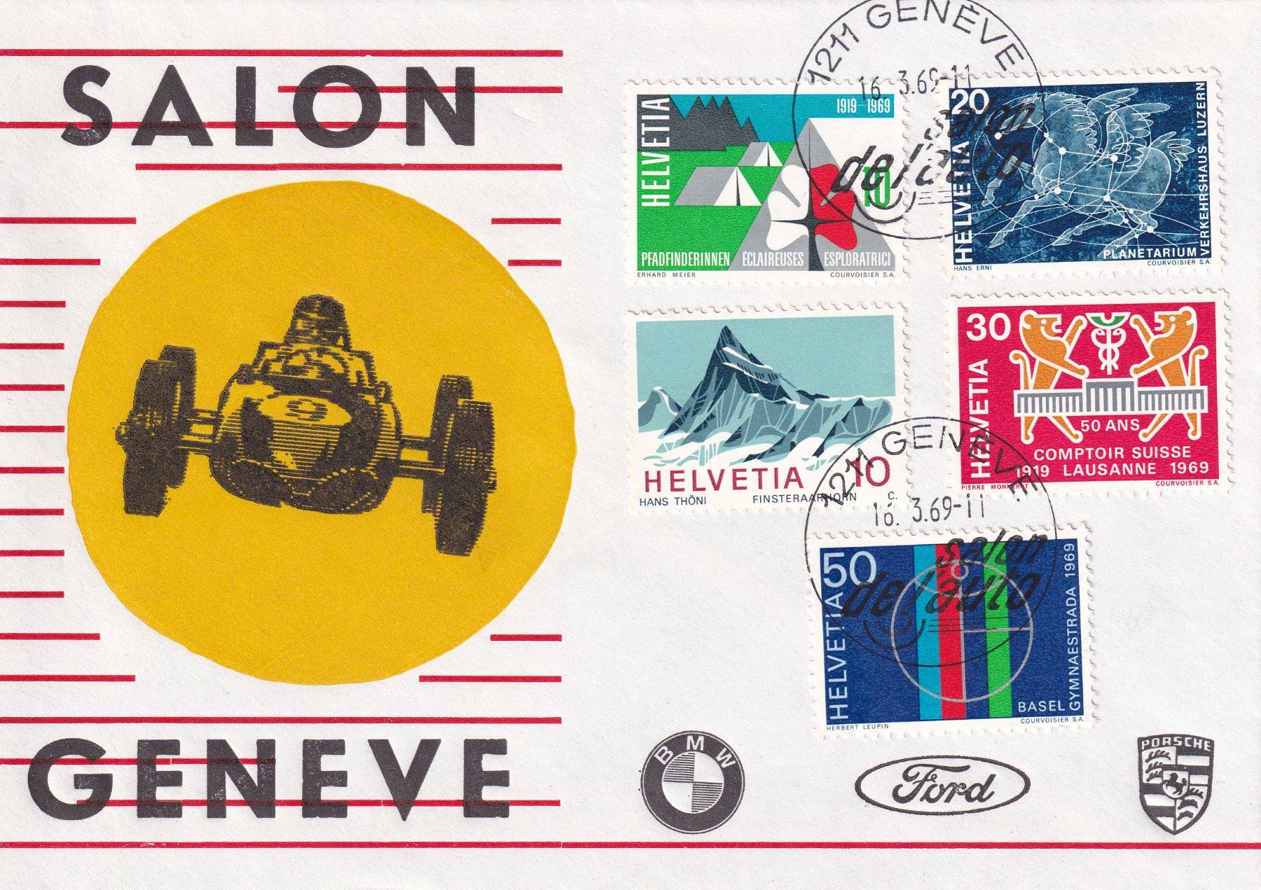 Alle Briefmarken: 4 Stk FDC – Gebraucht aus Rotkreuz von sheyenne72 1
