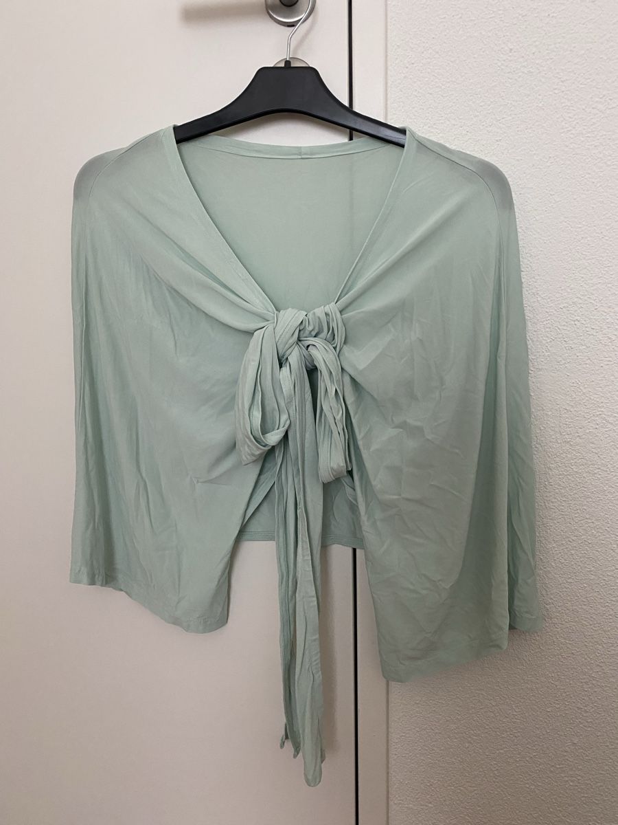 Top: Cupro Wickel-Shirt – Usato da Zürich venduto da sinka