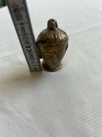 Antike Buddha Kopf Figur, Messing, Vintage Sammlerstück(I)