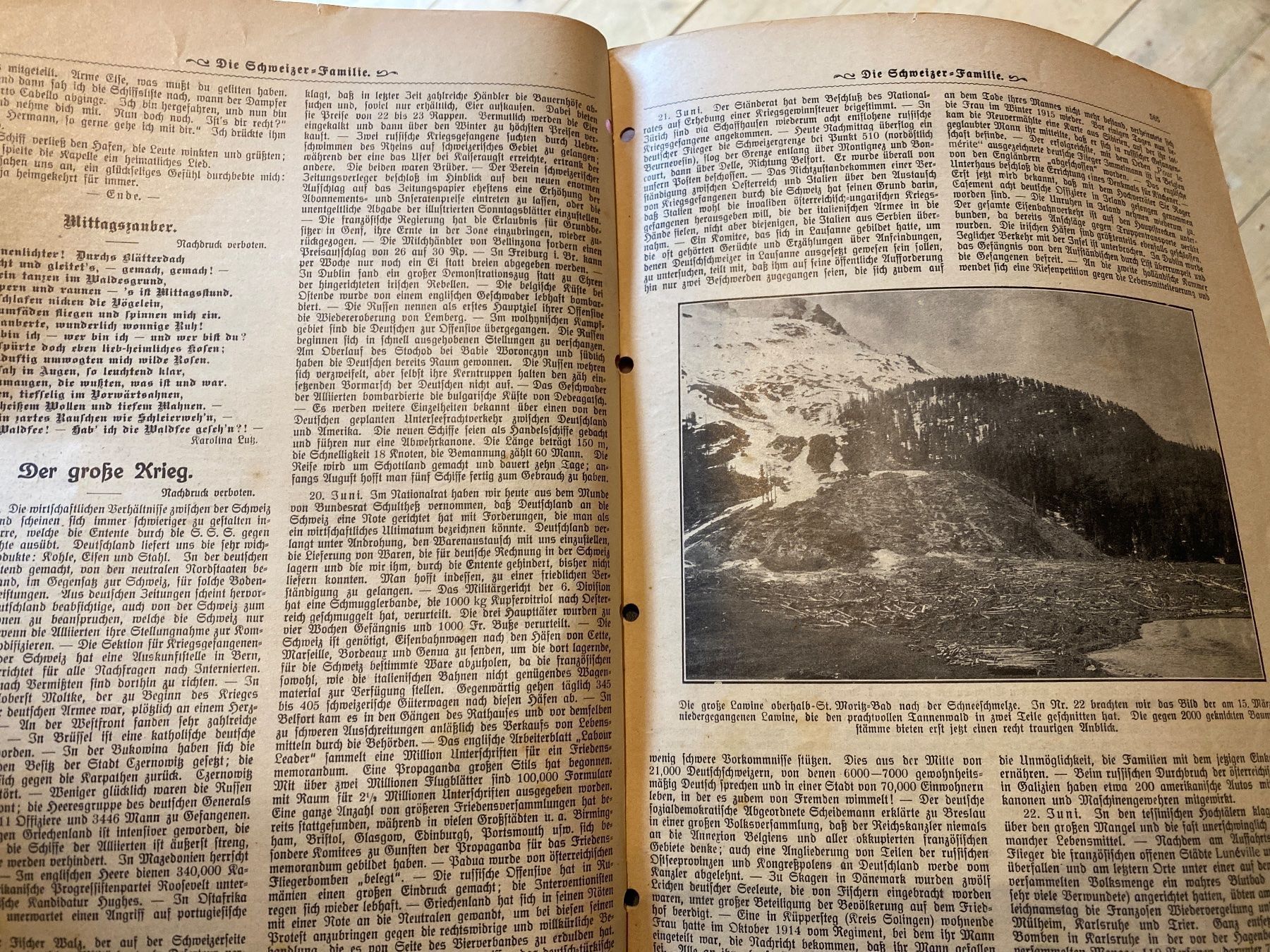 Zeitschriften & Magazine: Die Schweizer Familie 1916 Zeitschrift – Gebraucht aus Prosito von Danielehh 1