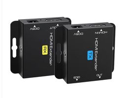 Extendeur HDMI Cat5e/6/7 émetteur récepteur, jusqu'à 60m