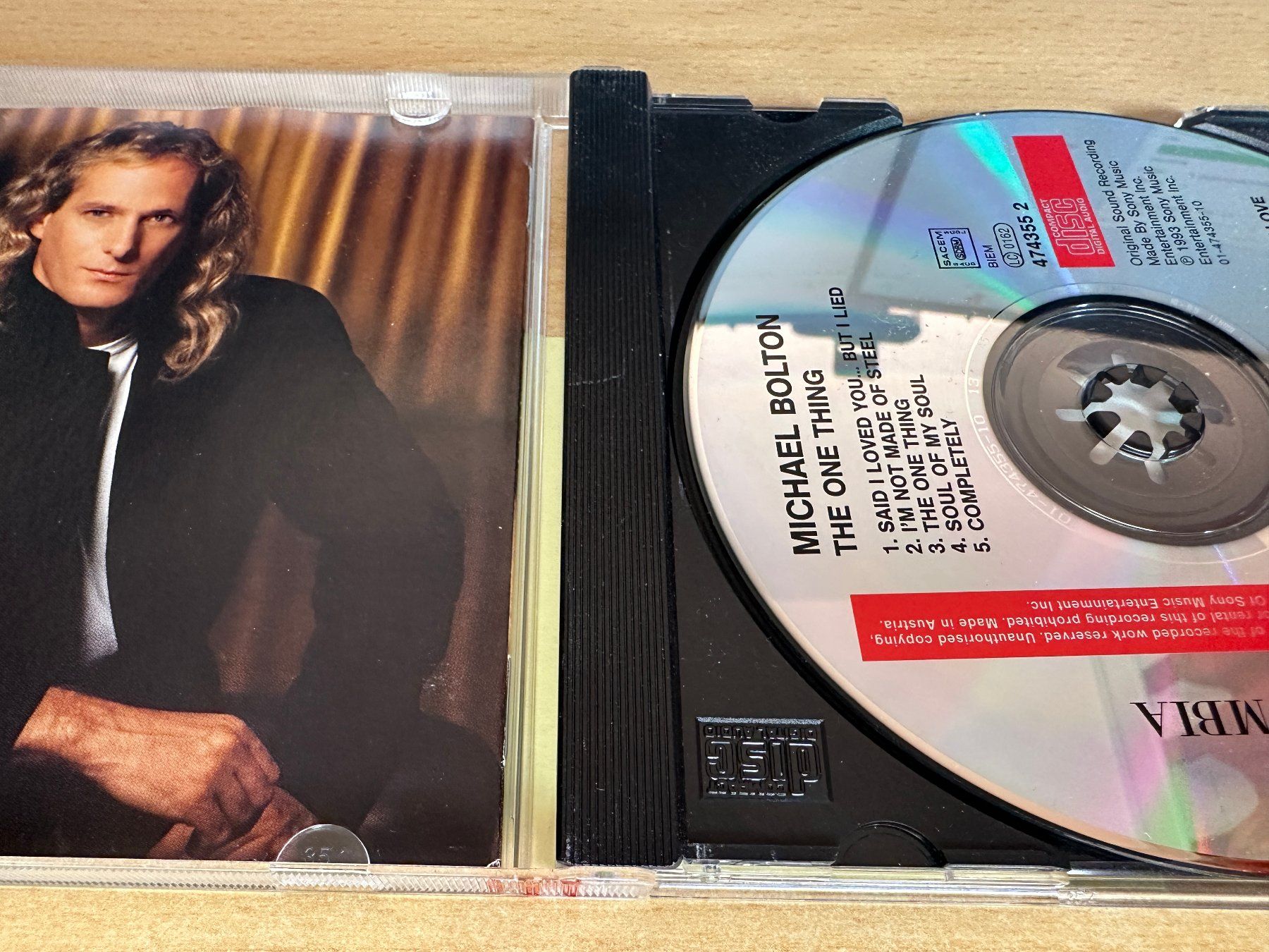 CD: Michael Bolton – The One Thing – Usato da Rikon im Tösstal venduto da Alpenmutz 2