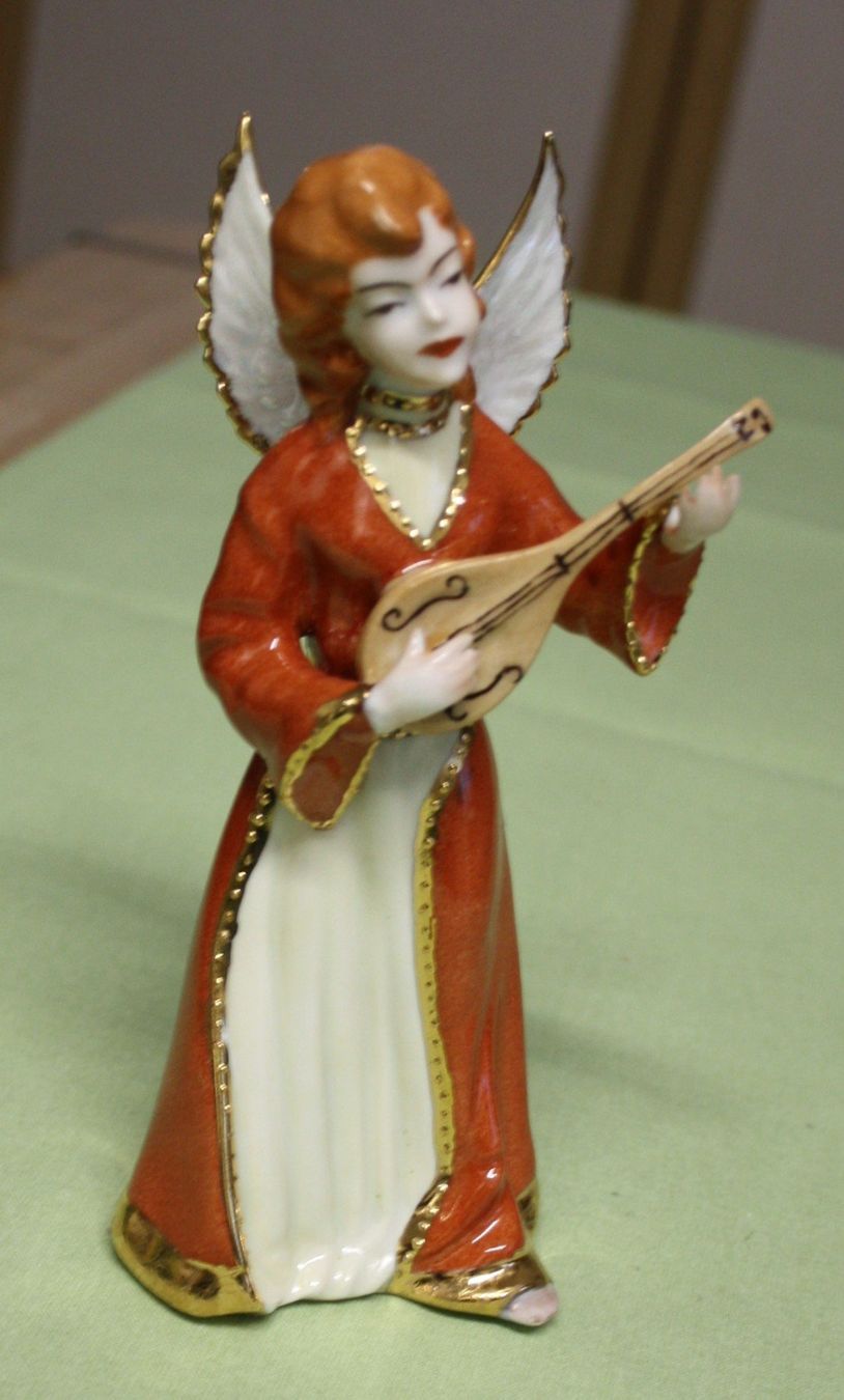 Statuette: Engel mit Mandoline – Usato da Flüelen venduto da Alt-und-Neu