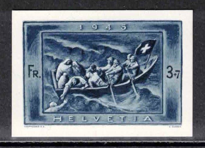 Tutti i francobolli: 1945 Spende Block-Auschnitt W21A, postfrisch ** – Nuovo (secondo la descrizione) da Nuglar venduto da Stamp88
