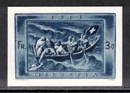 1945 Spende Block-Auschnitt W21A, postfrisch **