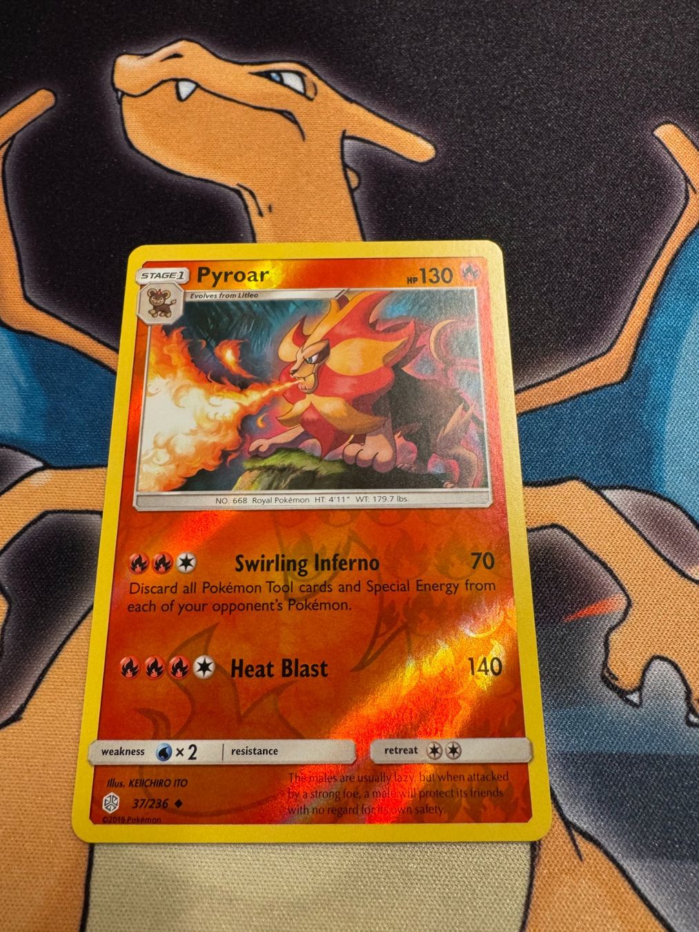 Pokémon Sammelbilder & Trading cards: Pyroar (CEC 37) - Reverse Holo - Cosmic Eclipse – Neu (gemäss Beschreibung) aus Bülach von Pfrenzel