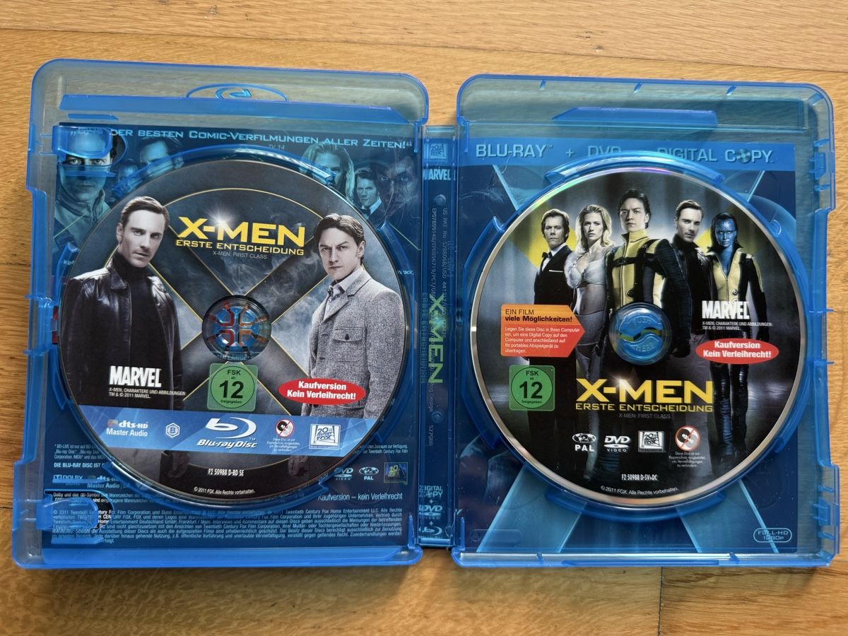Alle DVDs: X-Men Erste Entscheidung - Blu-ray + DVD – Gebraucht aus Kölliken von nerdorado 2