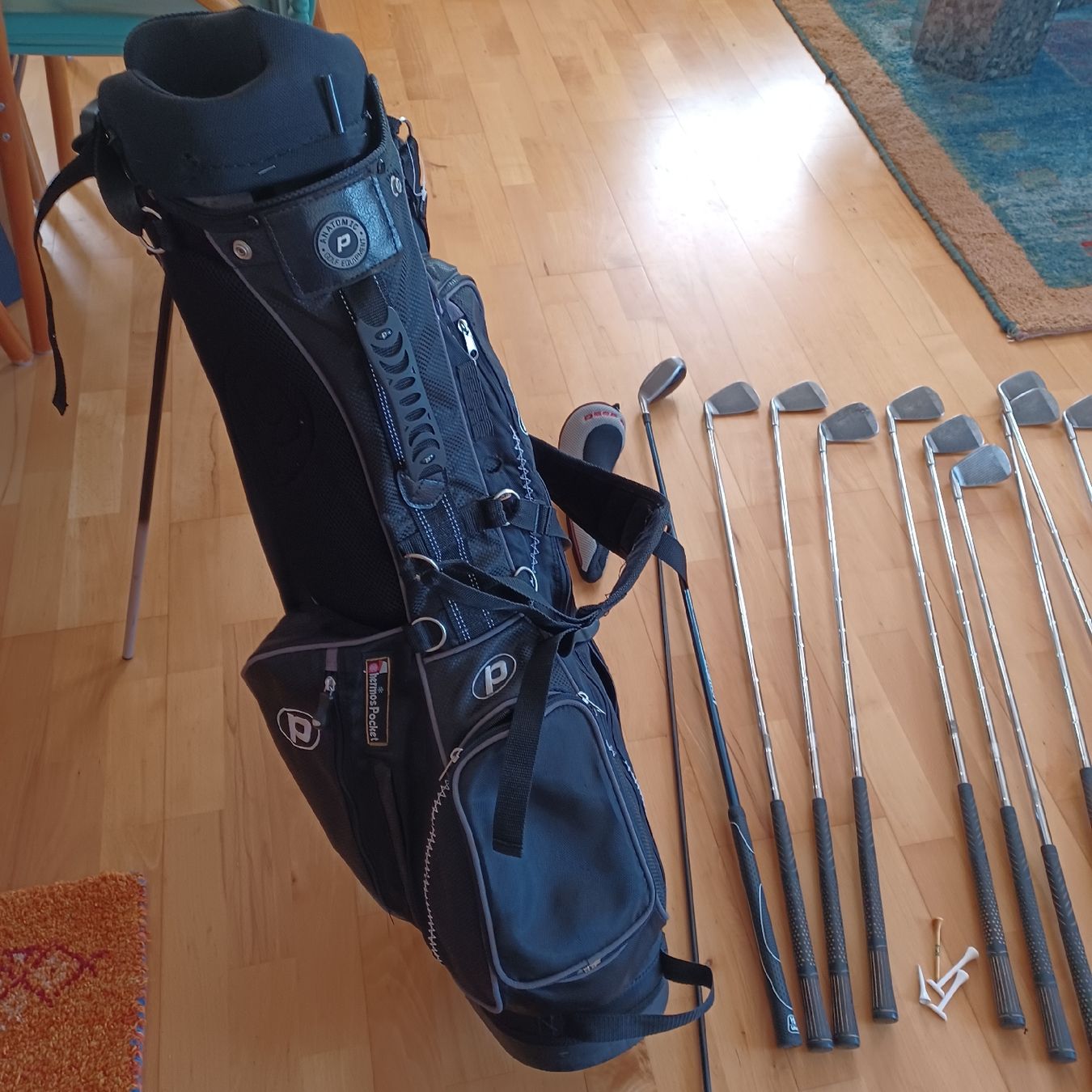 Schläger & Sets: Golftasche mit Schläger, Hermos Pocket, Golfset – Gebraucht aus Waldkirch von  3