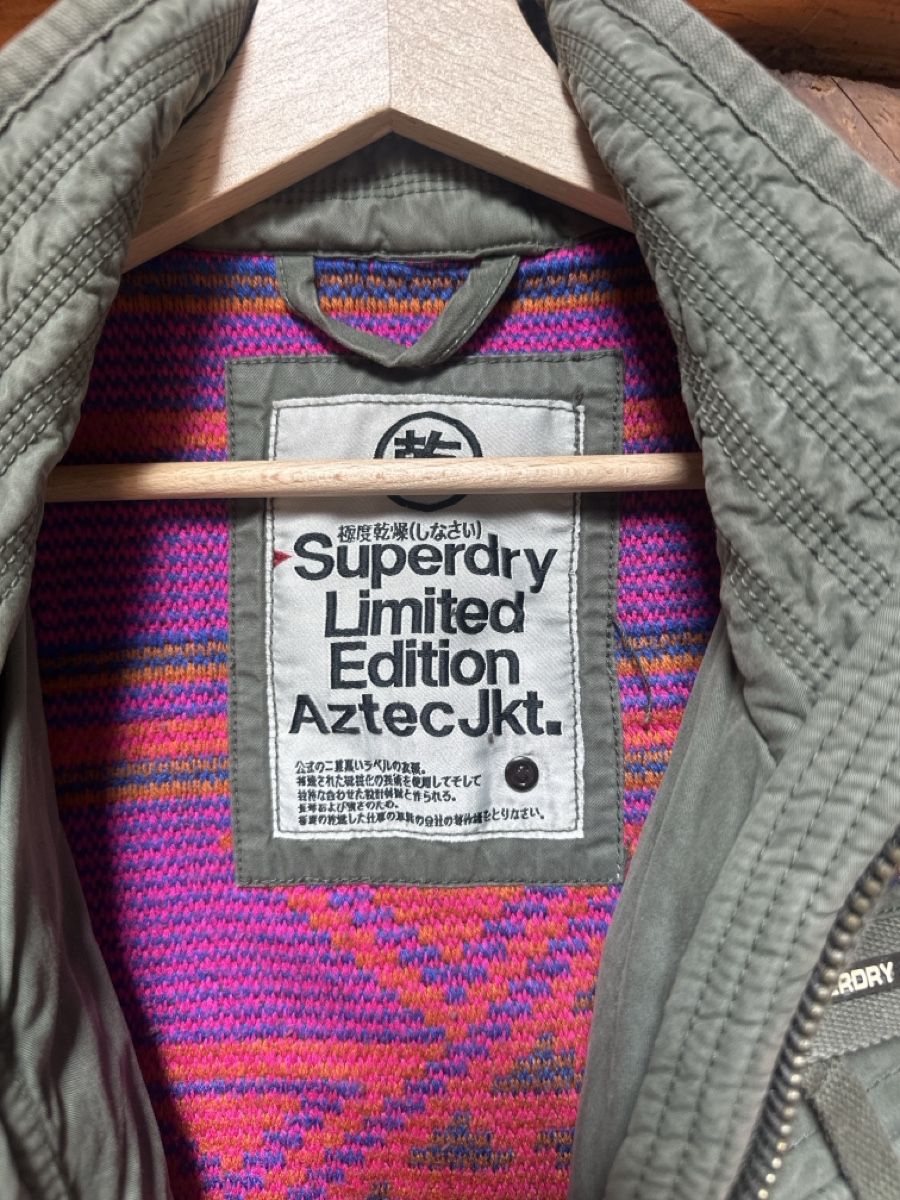 Superdry Giacche: Superdry Aztec Übergangsjacke,Khaki, Limited Edition,M – Usato da Trimmis venduto da vai_9qzr 3
