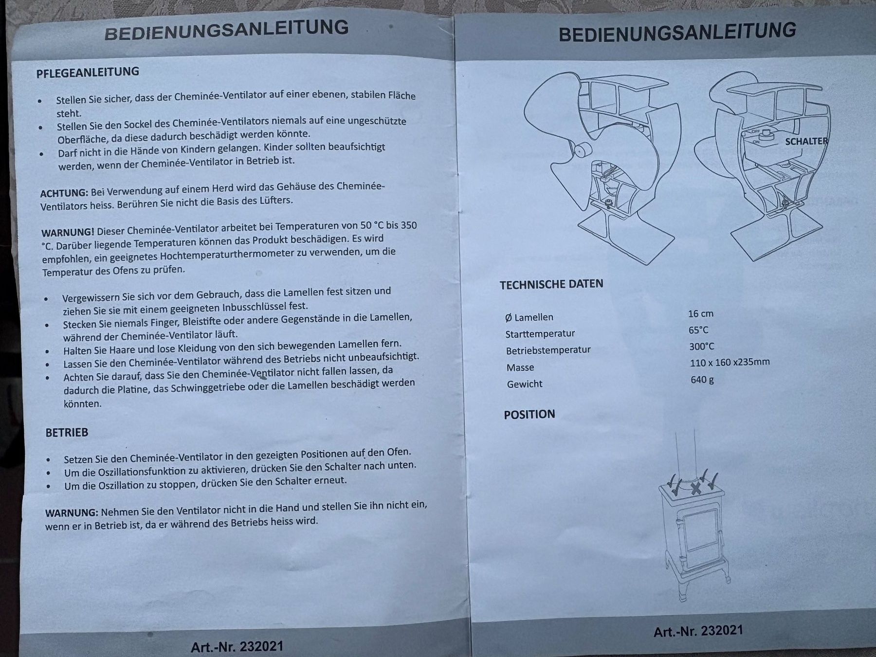 Ventilatori: Cheminée-Ventilator, schwarz, metall, neuwertig – Usato da Lausen venduto da Zotty1 7