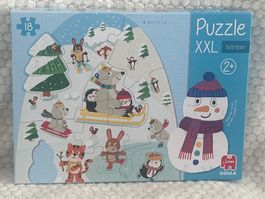 XXL Winter Puzzle für Kleinkinder ab 2 Jahren, JUMBO!
