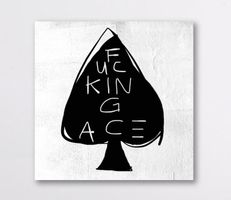 Fucking Ace Urban Pop Art Kunst Bild Ass Leinwand Modern
