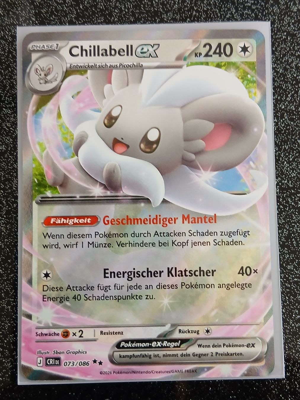 Pokémon Carte collezionabili: Wachsendes Chaos / Chillabell ex 073/086 DE – Nuovo (secondo la descrizione) da Zug venduto da Vorphalak
