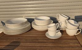 Geschirrset Bone China Porzellan inkl. Kaffeeset