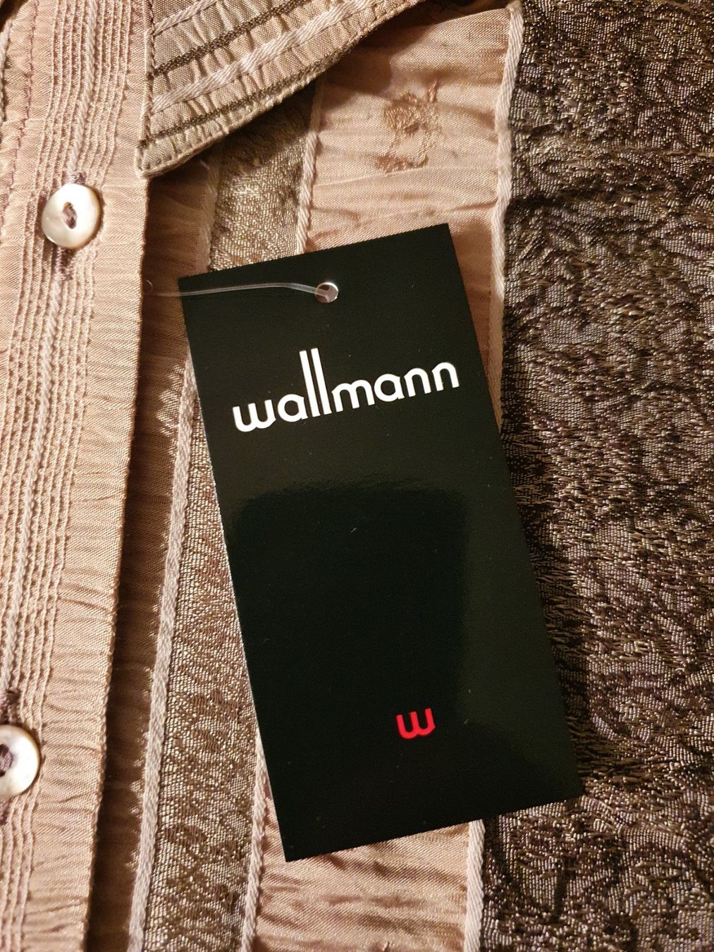 Blusen: Neu: "Wallmann" / edle Bluse Gr. 42 / Braun Töne – Neu (gemäss Beschreibung) aus Muri AG von Edlerweiss 7
