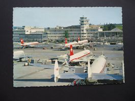 § Postkarte Flughafen Kloten von 1961
