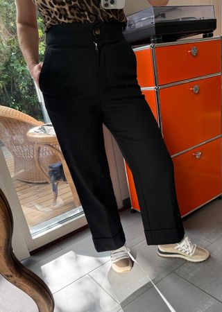 Sézane Hose, Wolle Winterhose Gr. M-38 Neuwertig