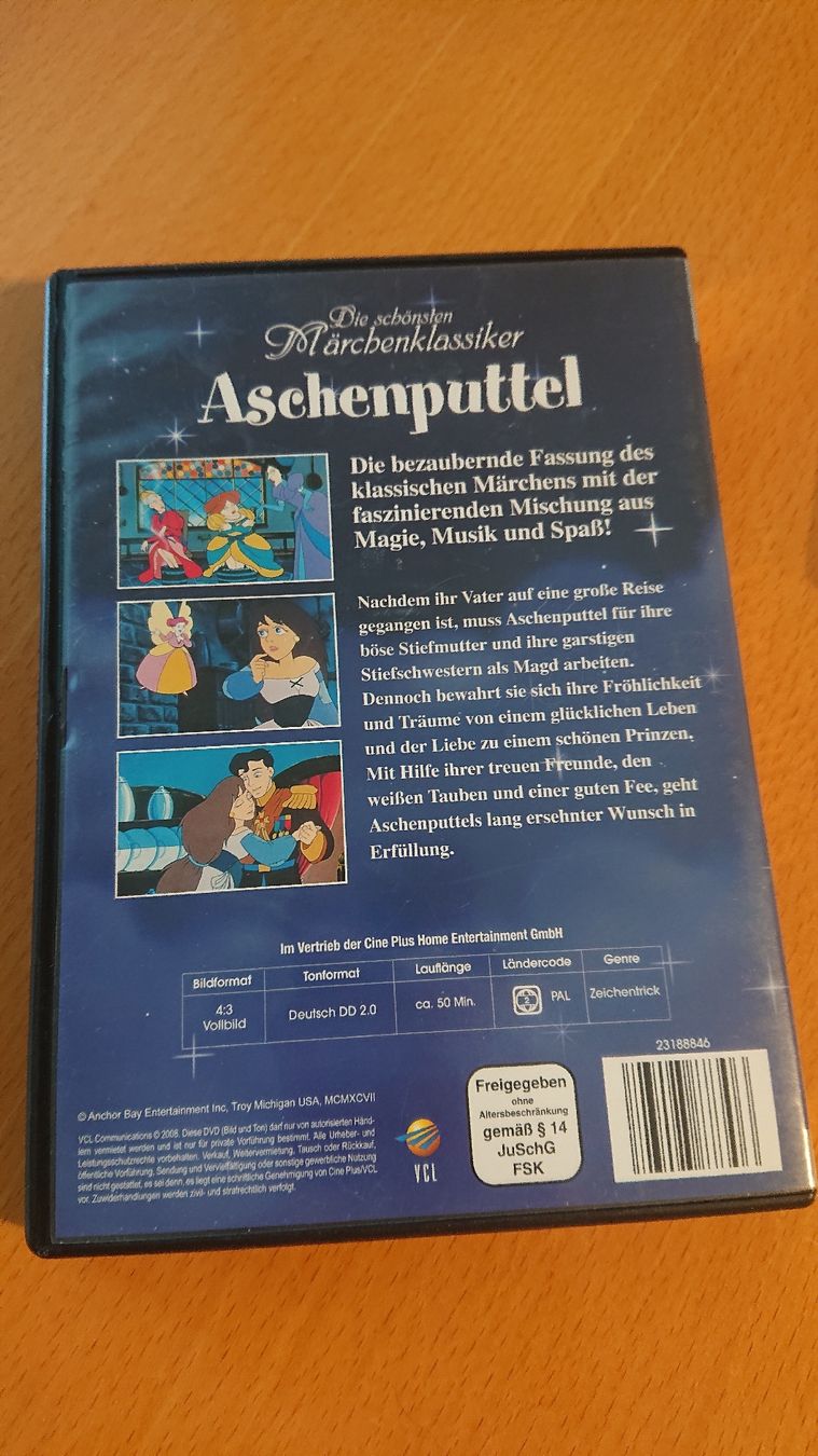 Alle DVDs: Ascheputtel DVD  – Gebraucht aus Chur von FreakofRarity 1