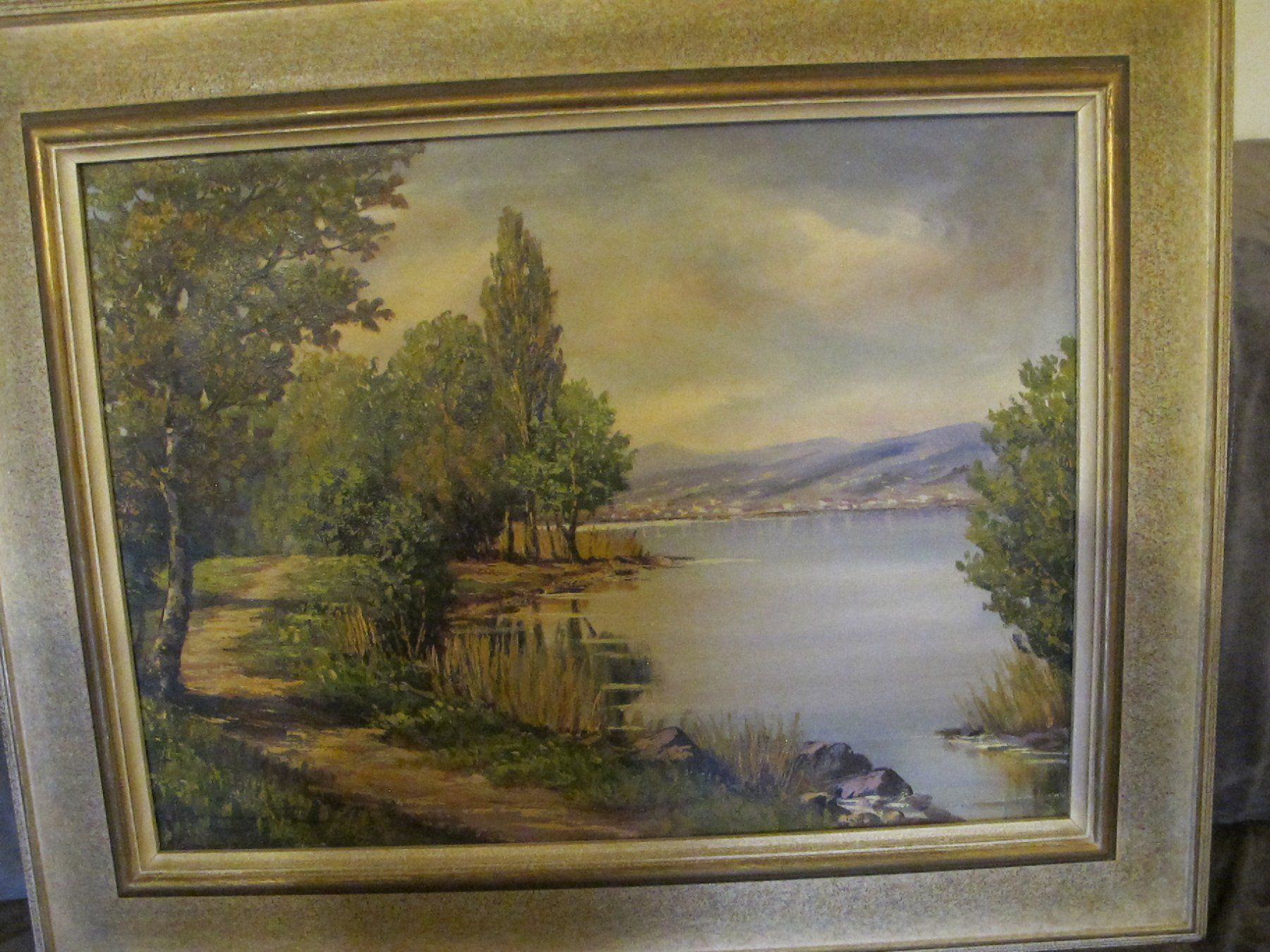 Gemälde: Bild Landschaft Gemalt Signiert Sehr Schön – Gebraucht aus Altnau von LinaAuktion 1
