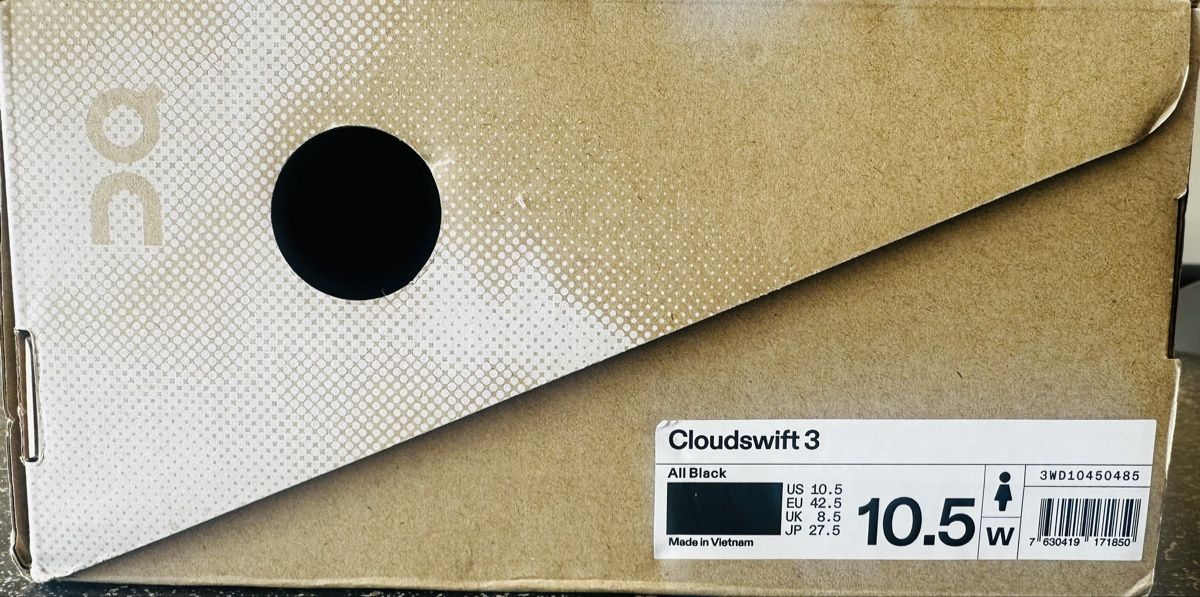 On Chaussures hommes: Cloudswift 3 – Neuf avec emballage d'origine à Biel/Bienne par Akwawini 3