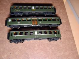 3 x HOm  STL-Models Personenwagen RHB in Verpackung ( 33 )