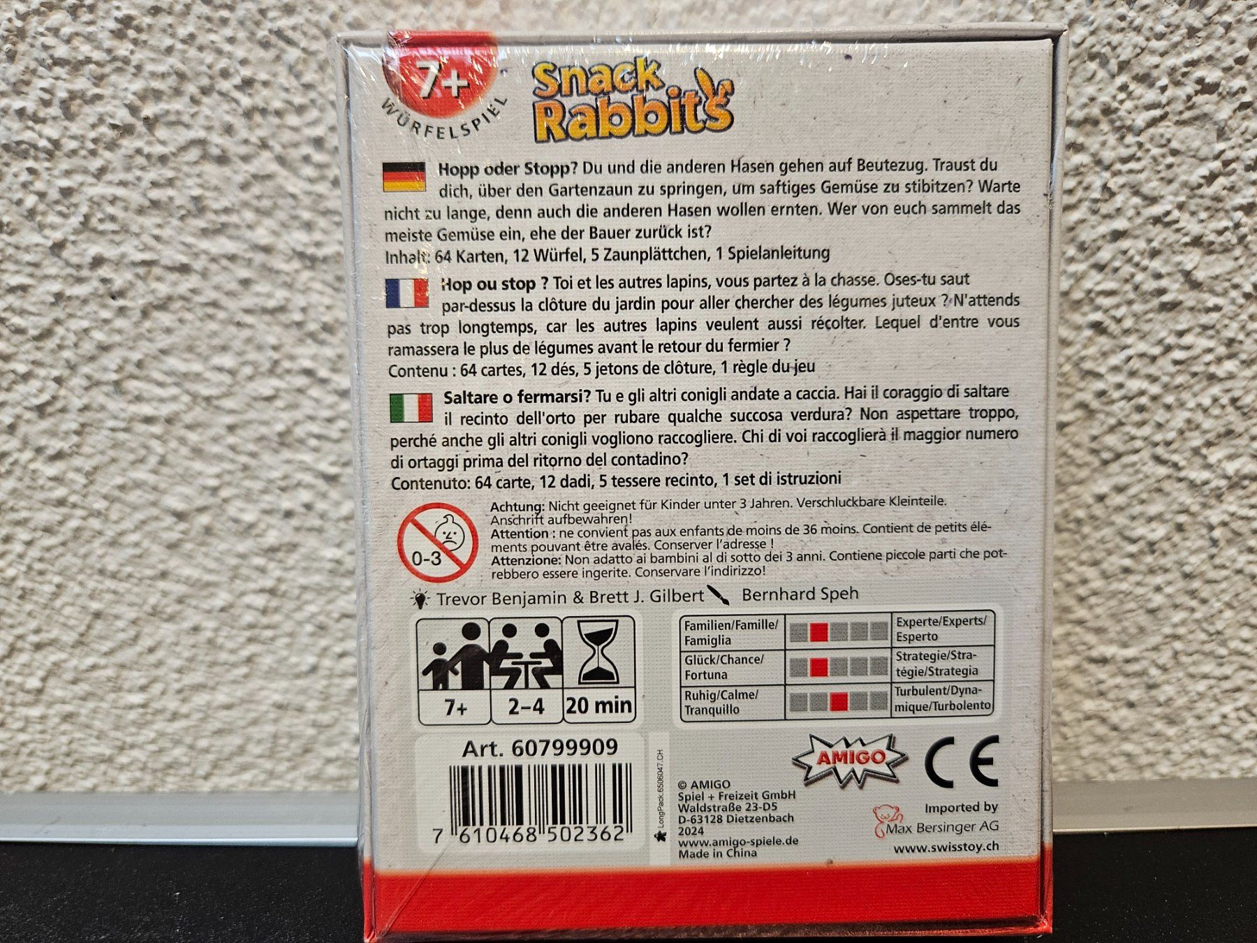 Spiele: Neu - Amigo - Snack Rabbits – Neu und originalverpackt aus Dagmersellen von Jarsetz_Restposten 1