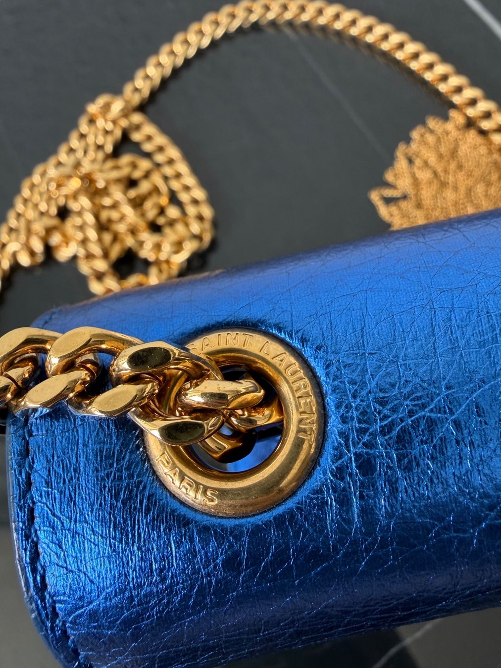 Saint Laurent Borse da donna: Authentique Sac SAINT LAURENT Pompom Kate avec dustbag – Nuovo (secondo la descrizione) da Carouge GE venduto da loveluxury 8