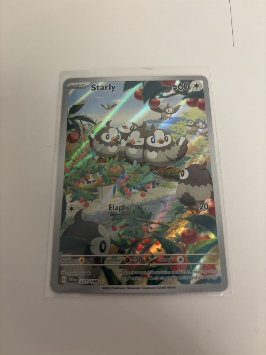 Pokémon Carte collezionabili: Starly Fullart – Nuovo (secondo la descrizione) da Burgdorf venduto da Safak_o7