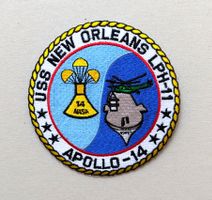 Patch "APOLLO-14 / USS NEW ORLEANS LPH-11", Schulter