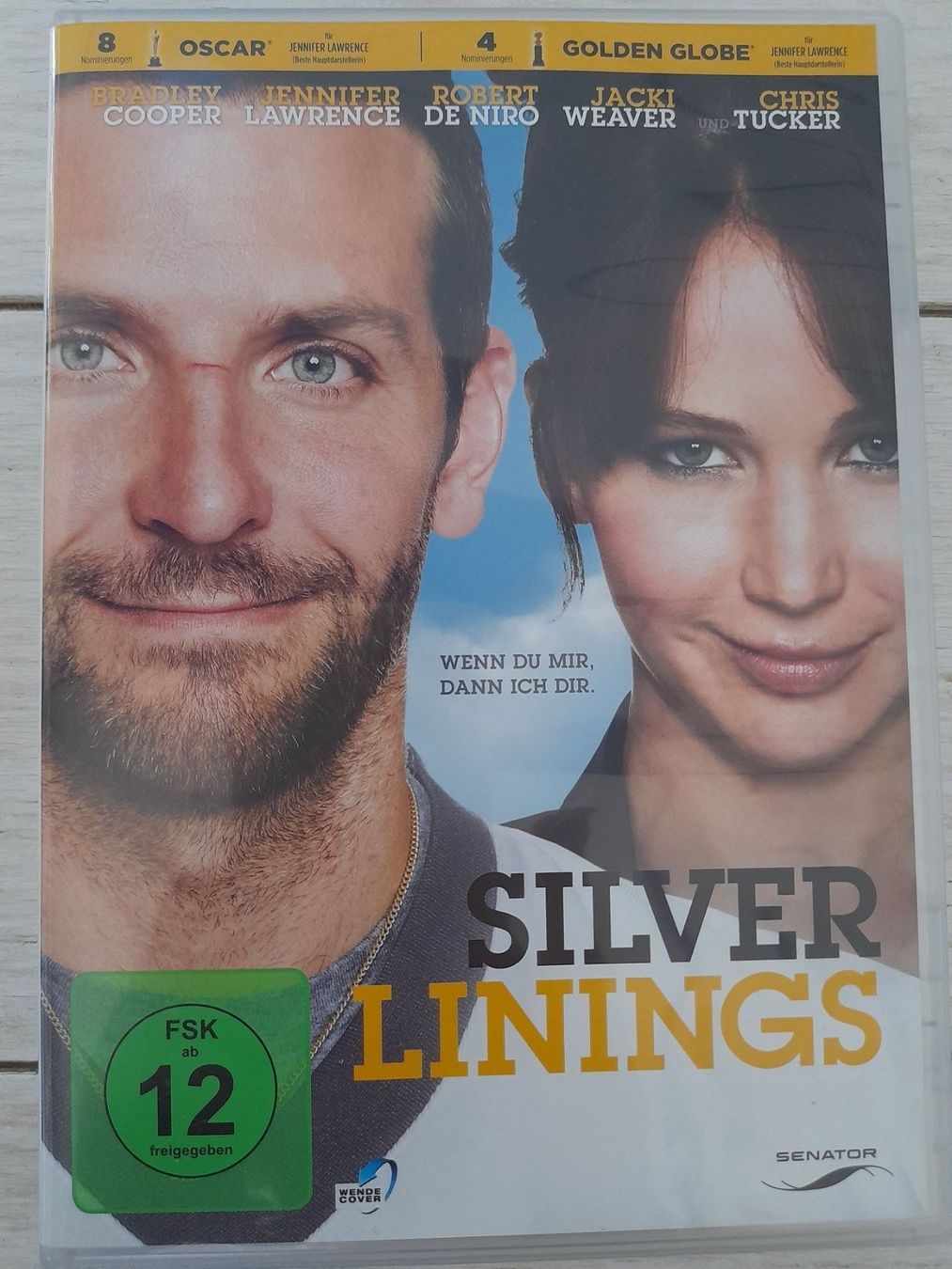 Tutti i DVDs: DVD: Silver Linings mit De Niro, B. Cooper, J. Lawrence – Usato da Eiken venduto da Lashar