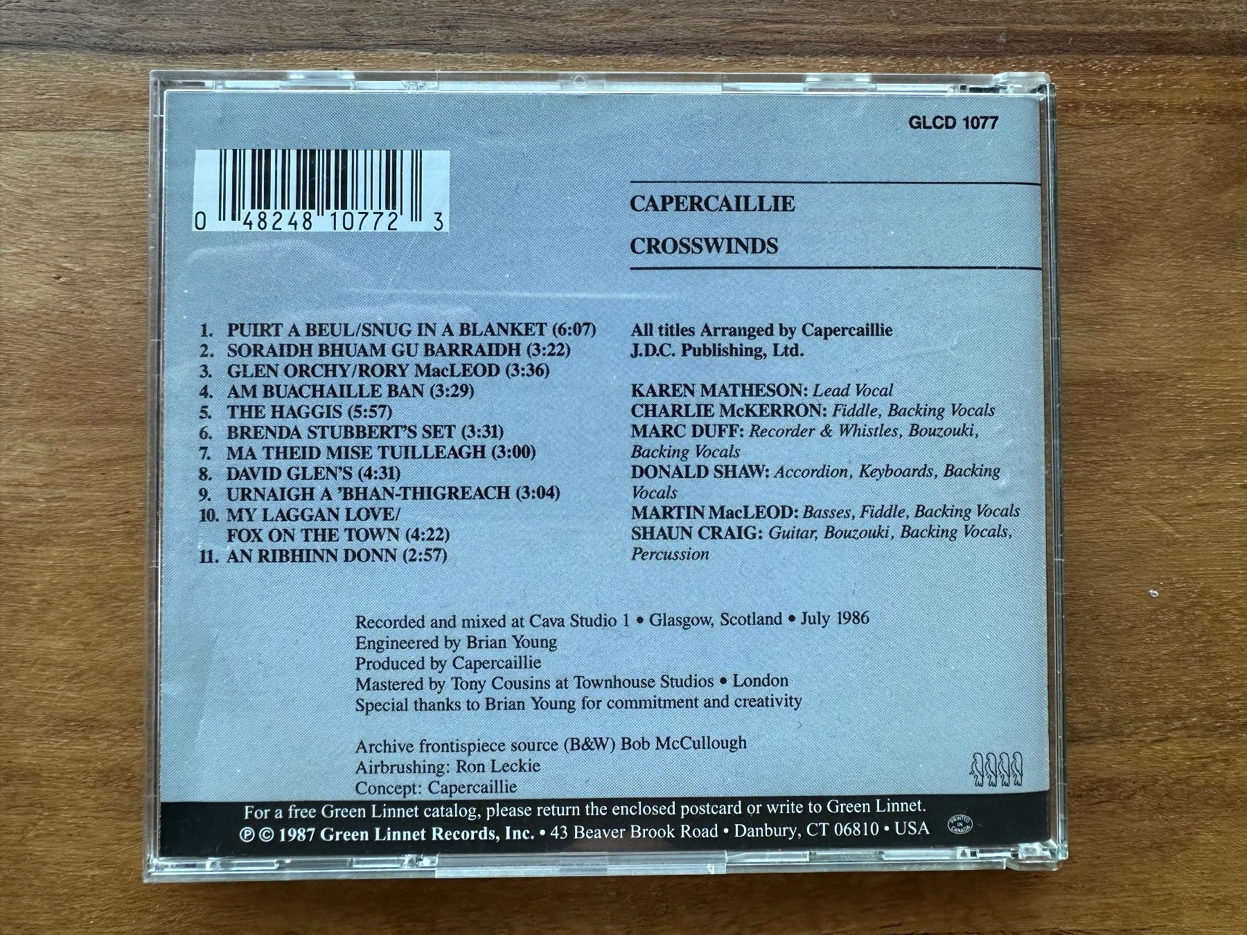 CDs: Capercaillie ‎– Crosswinds – Gebraucht aus Horgen von flyingpenguin2000 2