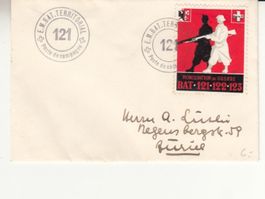 Territorial-Truppen Wi 88 auf Brief