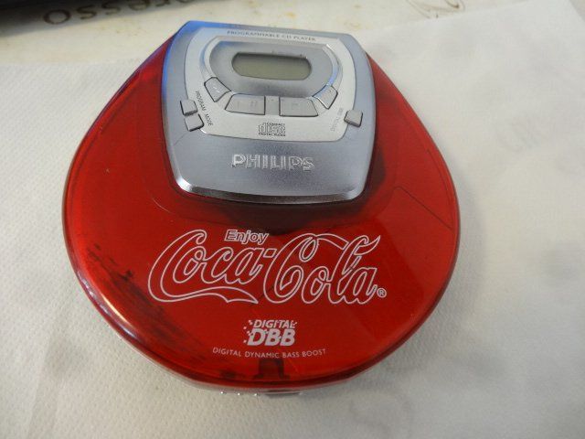 Philips Lecteur multimedia & Streamer: PHILLIPS COCA COLA NUR CD PLAYER-NICHT TESTED NICHT LÄÜFT. – D'occasion à zürich par ahmad01 8