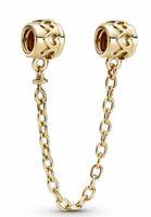 Pandora Sicherheitskette Herz Gold