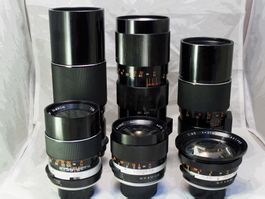 SommerAktion 6 Tamron Adapt-a-matic Objektive 21mm 300mm M42