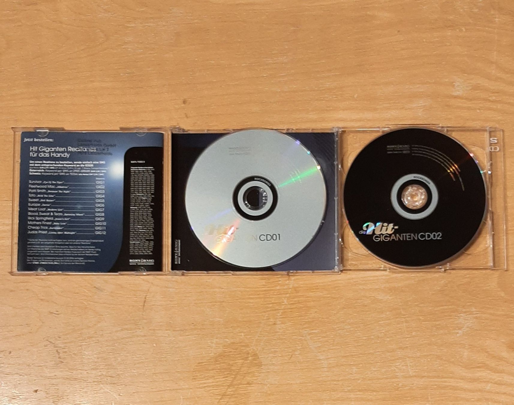 CD: Die Hit Giganten - Rocksongs, 2CD Hit Compilation 2009 – Usato da Schönenberg TG venduto da breiti12 2