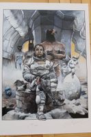 Signierter Kunstdruck vom Comiczeichner Enki Bilal