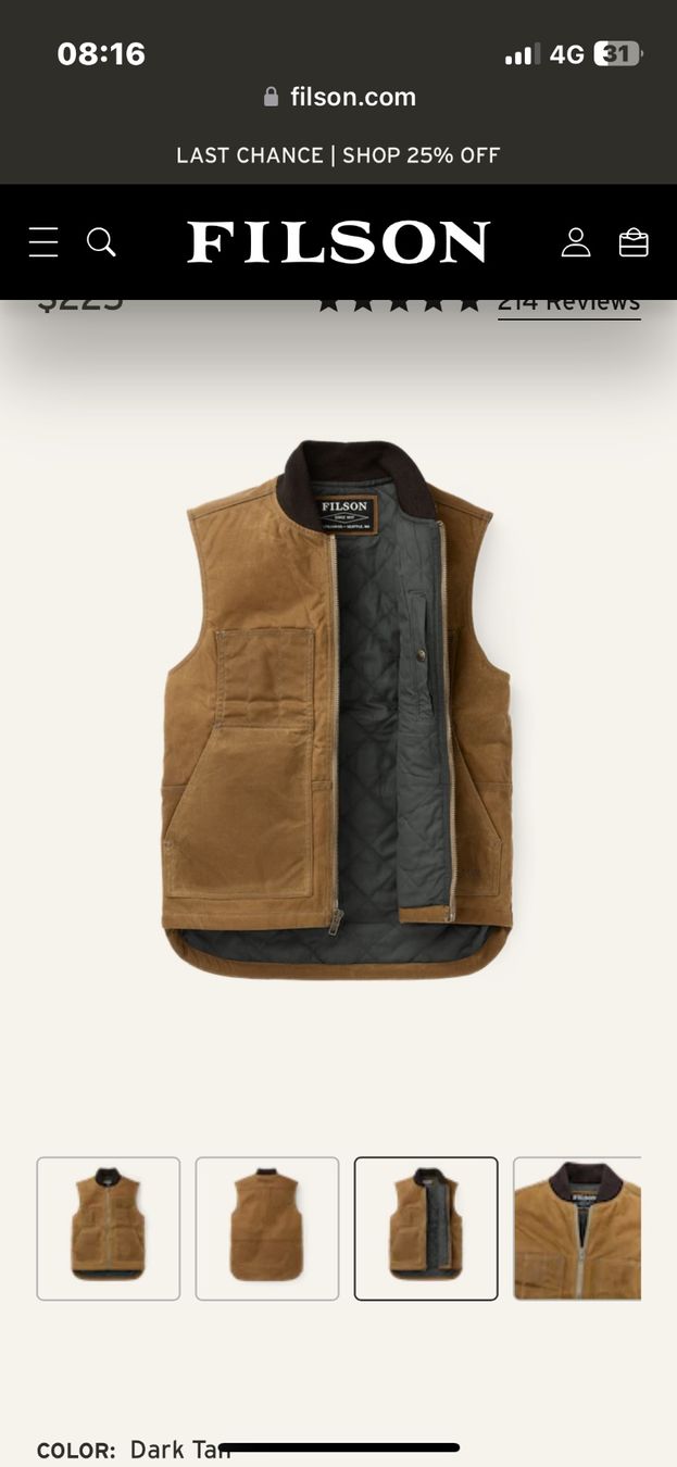 Gilets & Westen: Absolut neuwertige Filson Weste/Jacket – Neu (gemäss Beschreibung) aus St.Gallen von  2