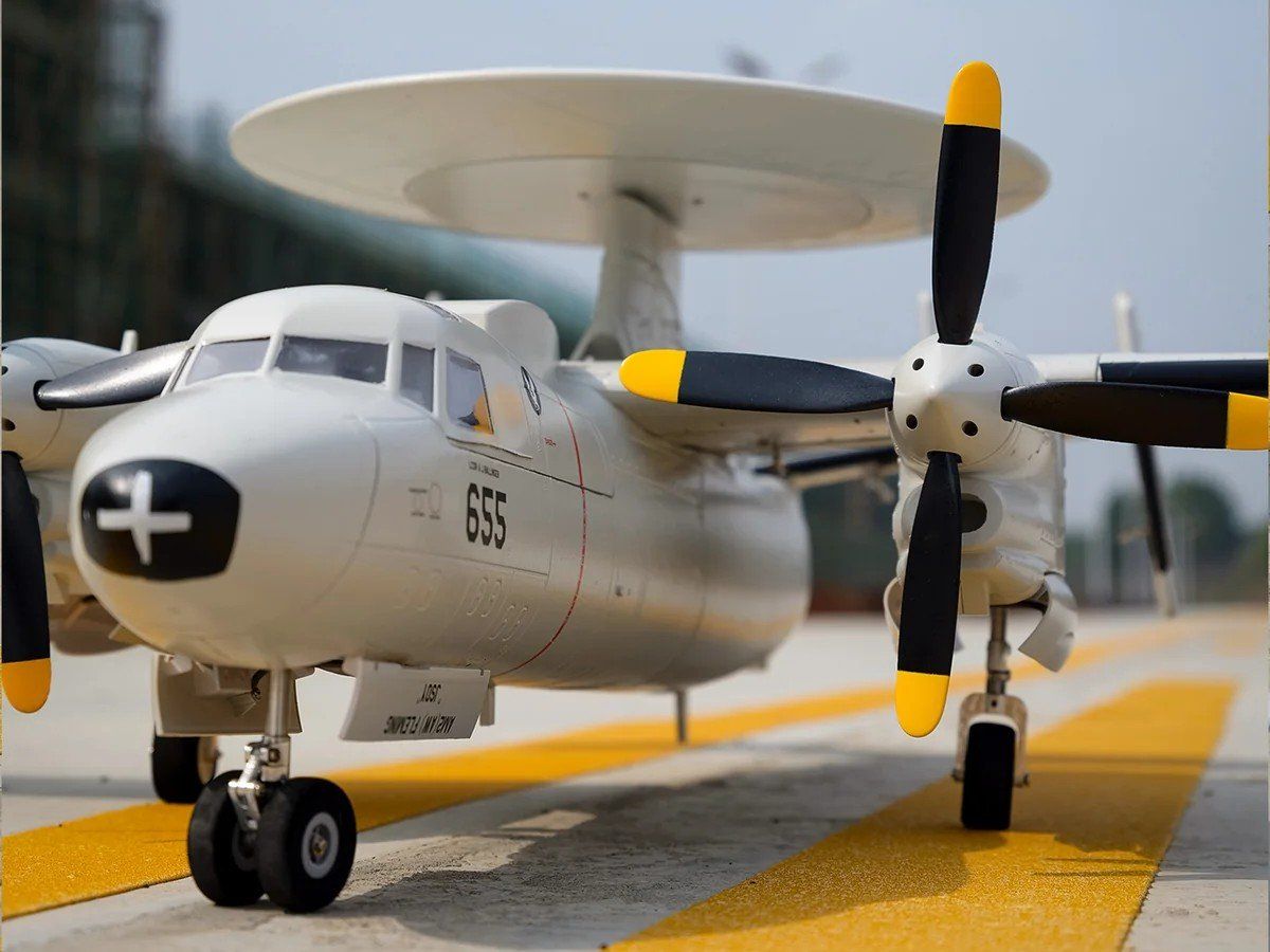Modellismo RC: Grumman E-2 Hawkeye AEW, Spw 1500mm, PNP-Set - Dynam – Nuovo e nell'imballaggio originale da Entlebuch venduto da Hebu 4