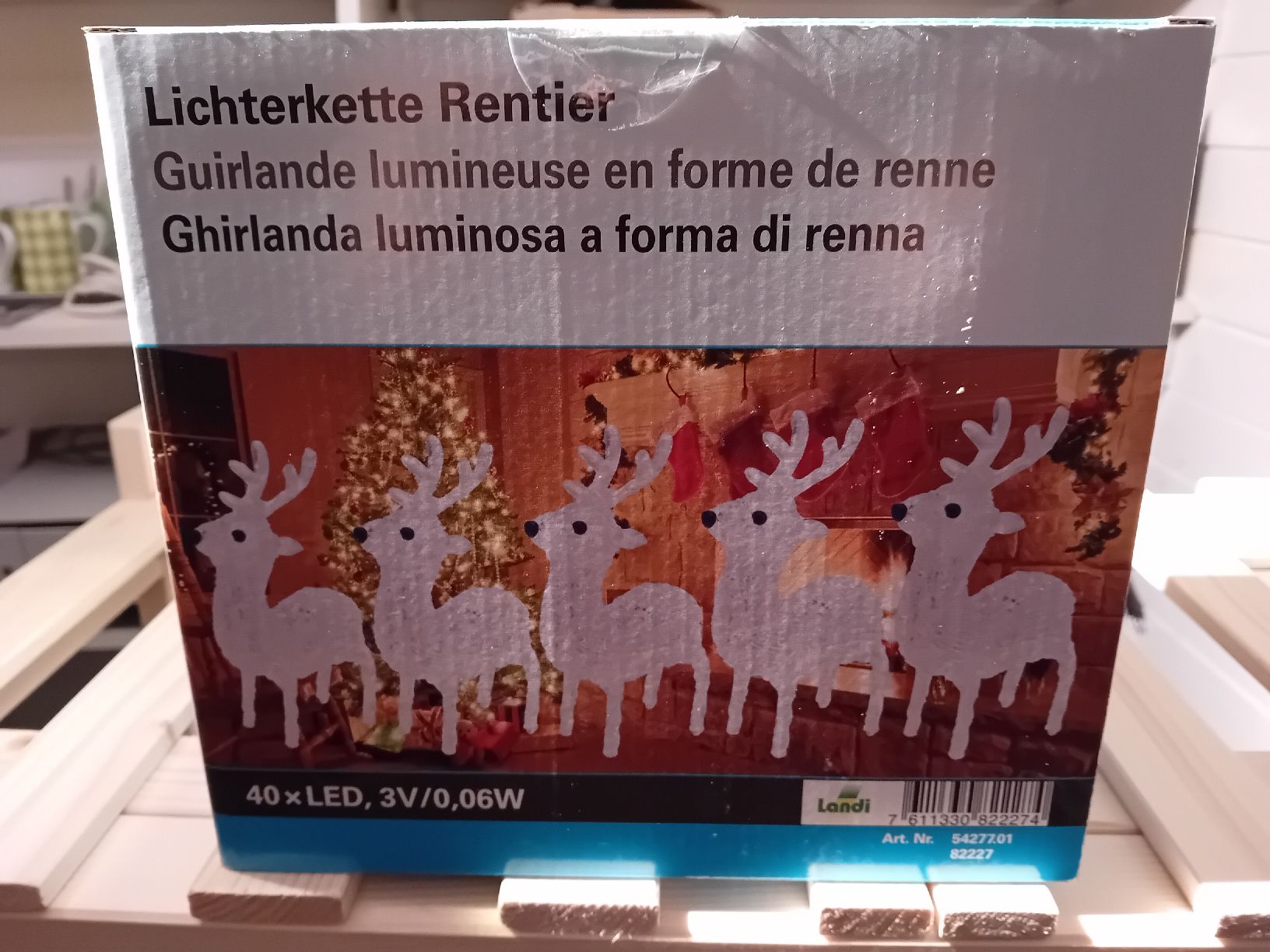 Lichterketten & Leisten: Rentier Lichterkette, Neu & Originalverpackt – Neu und originalverpackt aus Dussnang von kevin0812 1