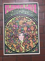 Vintage Poster Flower Love