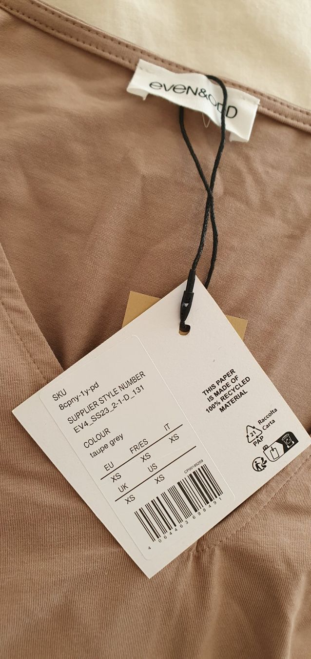 T-shirts: Top beige Neu Grösse 34 – Neuf avec emballage d'origine à Stansstad par InStyle8 3