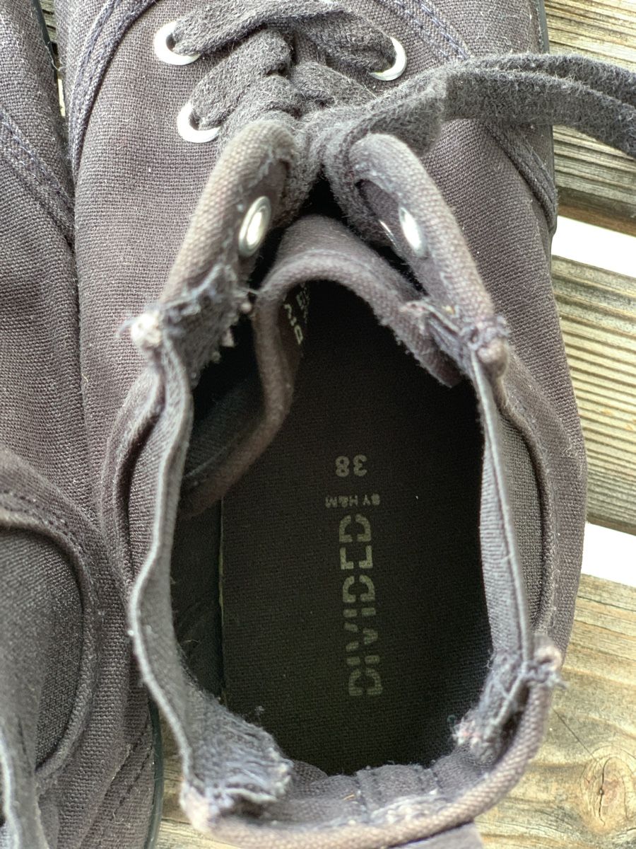 Damenschuhe: Schwarze Stoffschuhe – Gebraucht aus Uster von Flummi 5
