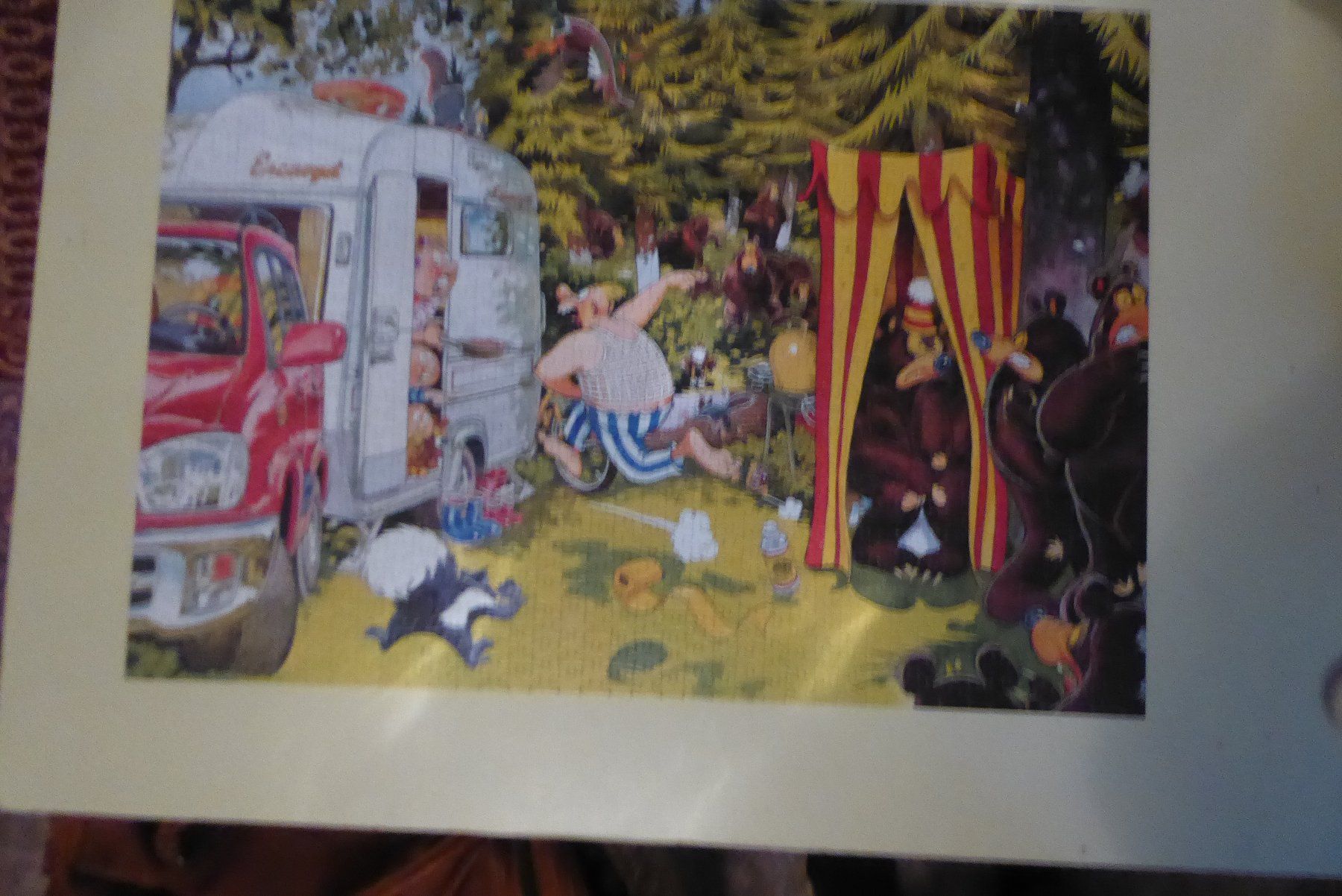 Wasgij Puzzles: Puzzle 1000 Teile WASGIJ Camping – Gebraucht aus Sargans von Benziner 1
